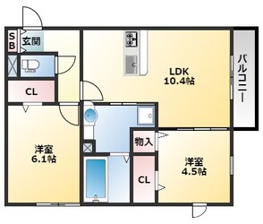 スペチアーレKの物件間取画像